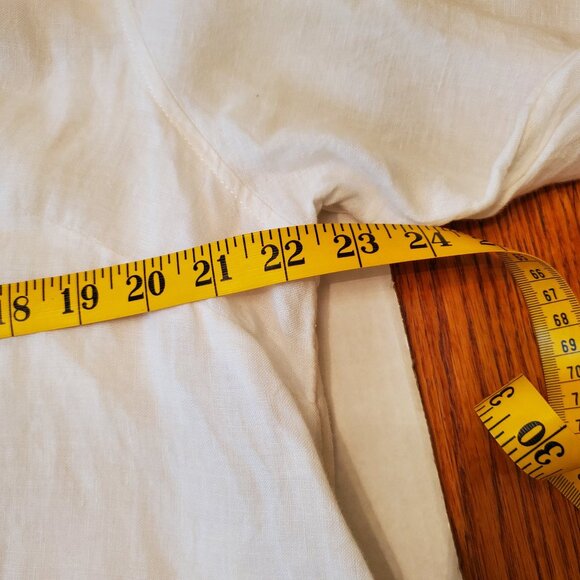 Linen Beach Cover Up From TAHARI | Size 1X - Picture 10 of 12